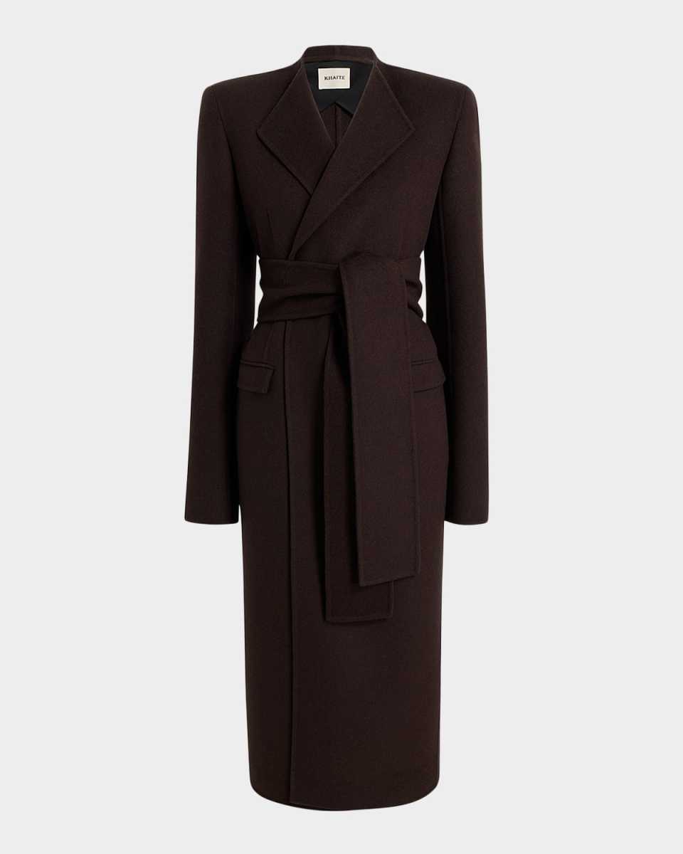 Jelson Double-Face Wool Wrap Coat